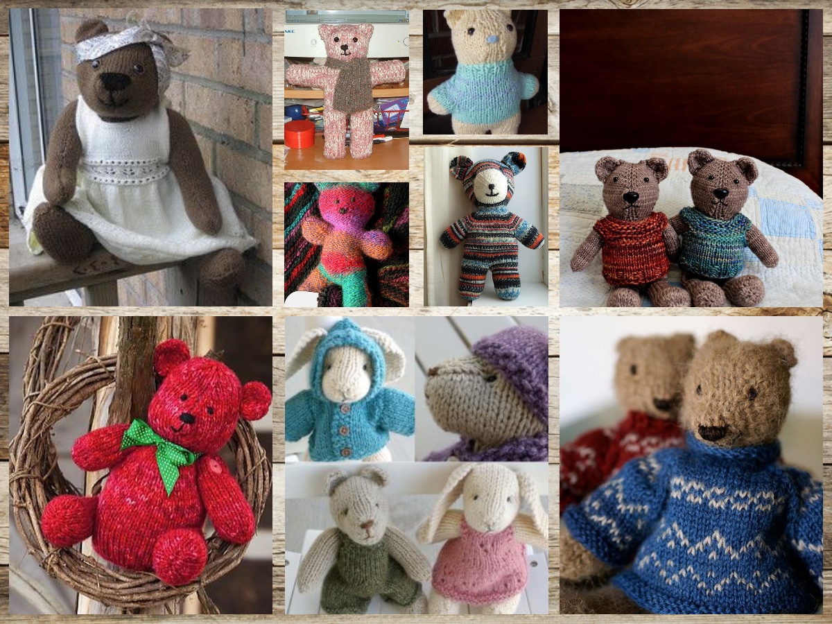 17 Free Knitted Teddy Bear Patterns – From All-in-One to Multiple Pieces