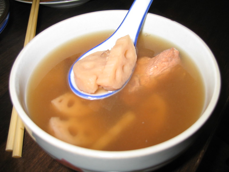 Lotus root soup